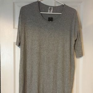 Agnes & Dora hi lo tunic tall gray